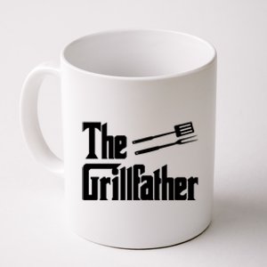 The Grillfather Gift Funny Saying Cool Food Bbq Grilling Cool Gift Coffee Mug