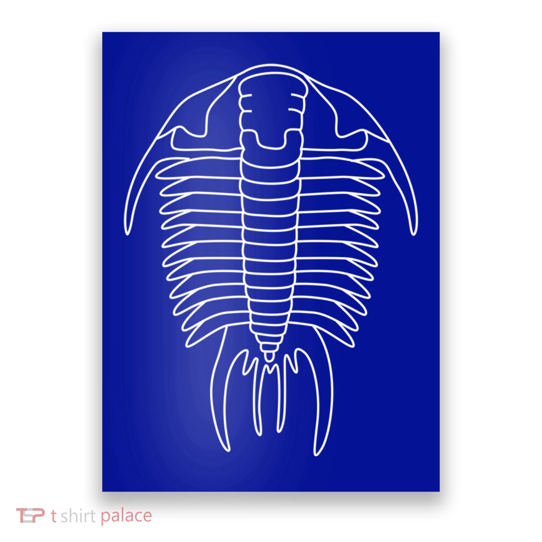 Trilobite Geology Geologist Fossil Collector Hunting Cool Gift Poster