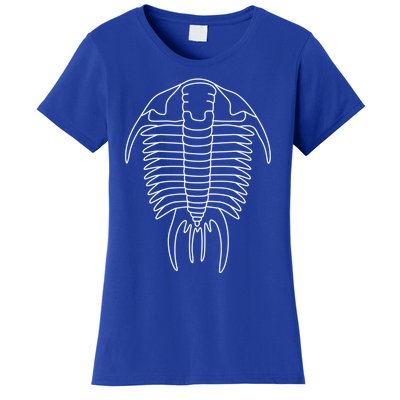 Trilobite Geology Geologist Fossil Collector Hunting Cool Gift Women's T-Shirt