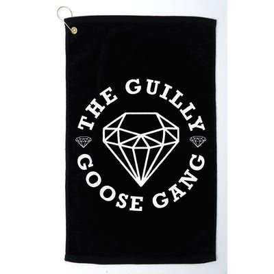 The Guilly Goose Gang For Fans Of Guillotine Chokes Golf Towel