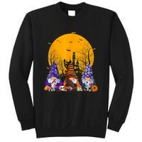 Three Gnomes Happy Halloween Fall Candy Corn Pumpkin Gnome Sweatshirt