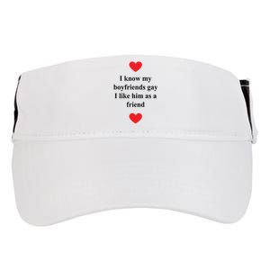 That Go Hard I Know My Boyfriends Gay I Like Him As A Friend Adult Drive Performance Visor