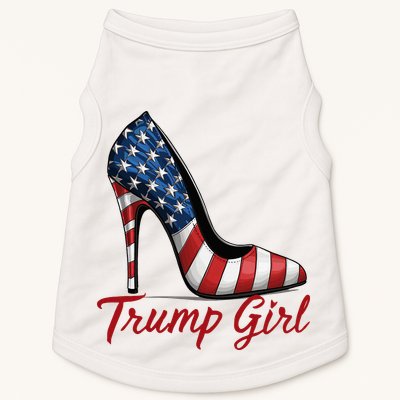 Trump Girl High Heel Stilettos American Flag Trump 2024 Doggie Tank