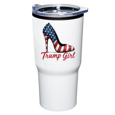 Trump Girl High Heel Stilettos American Flag Trump 2024 Tumbler