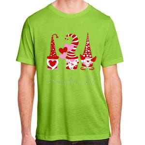 Three Gnomes Holding Hearts Valentiness Love Adult ChromaSoft Performance T-Shirt