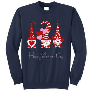 Three Gnomes Holding Hearts Valentiness Love Sweatshirt