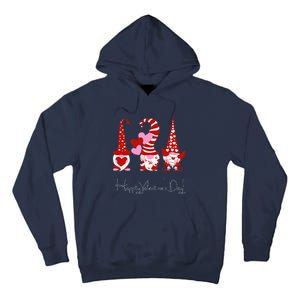 Three Gnomes Holding Hearts Valentiness Love Tall Hoodie