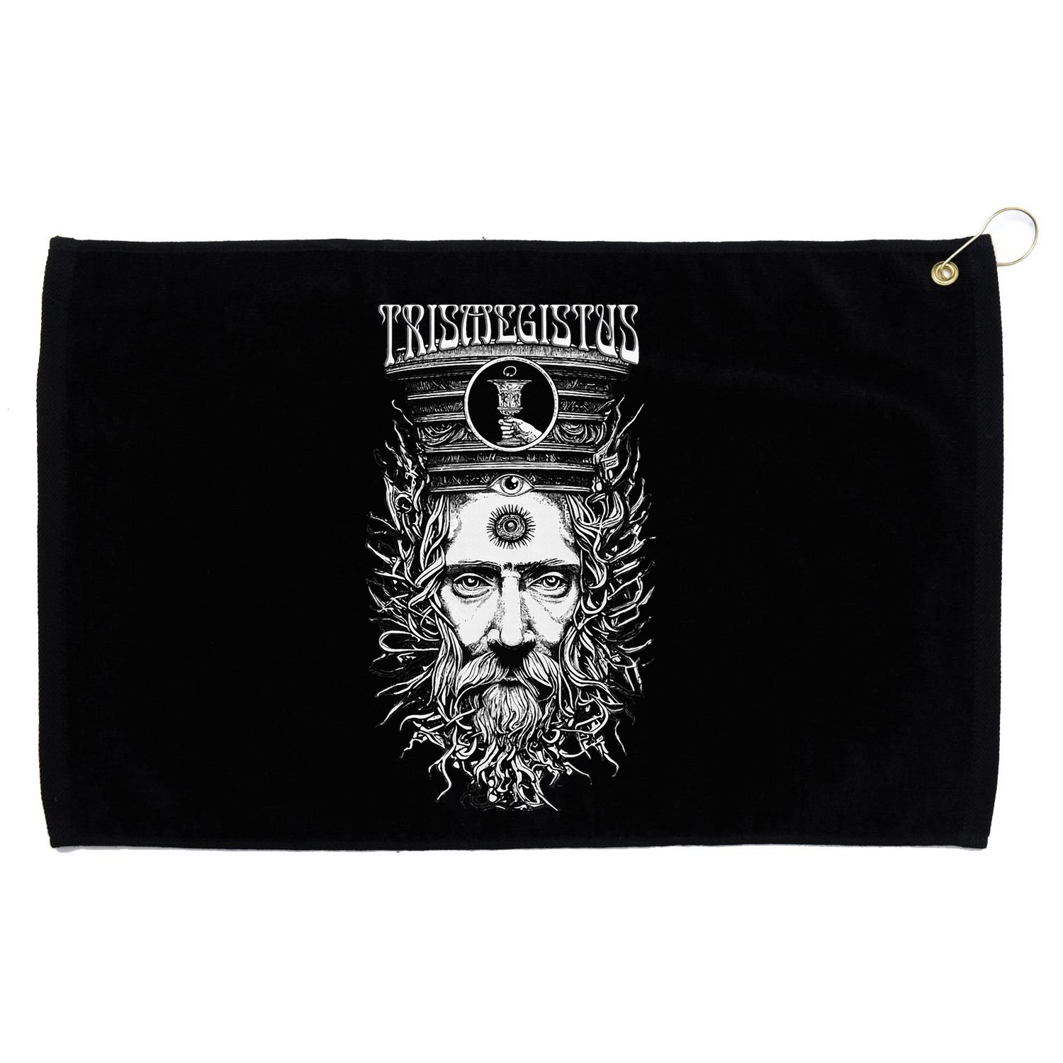 Thrice Great Hermes Trismegistus Esoteric Hermeticism Grommeted Golf Towel