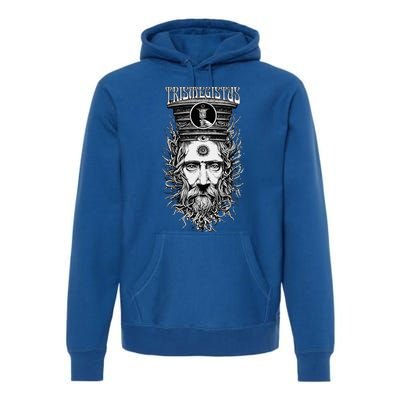 Thrice Great Hermes Trismegistus Esoteric Hermeticism Premium Hoodie