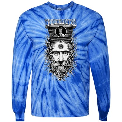 Thrice Great Hermes Trismegistus Esoteric Hermeticism Tie-Dye Long Sleeve Shirt