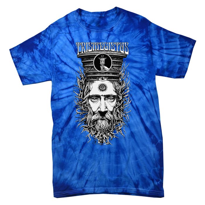 Thrice Great Hermes Trismegistus Esoteric Hermeticism Tie-Dye T-Shirt