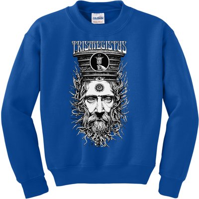 Thrice Great Hermes Trismegistus Esoteric Hermeticism Kids Sweatshirt