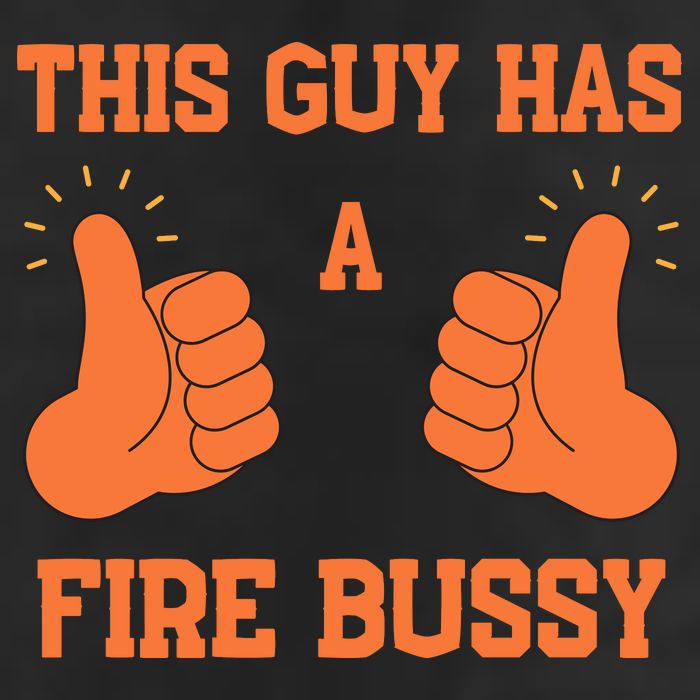 This Guy Has A Fire Bussy 7 Panel Mesh Trucker Snapback Hat