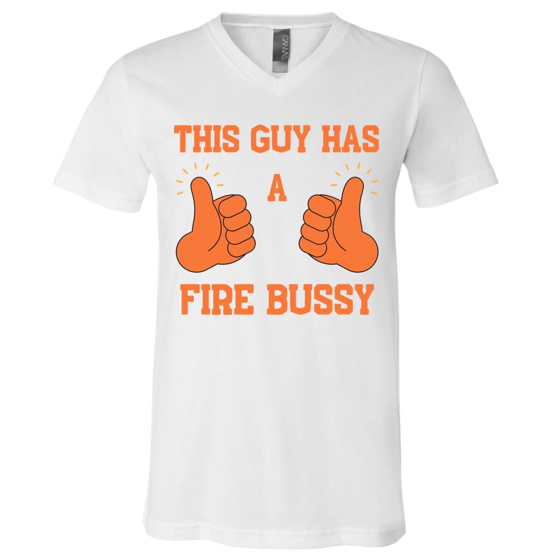 This Guy Has A Fire Bussy V-Neck T-Shirt