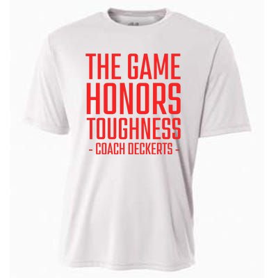 The Game Honors Toughness Coach Deckerts Cooling Performance Crew T-Shirt