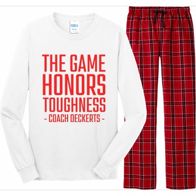 The Game Honors Toughness Coach Deckerts Long Sleeve Pajama Set