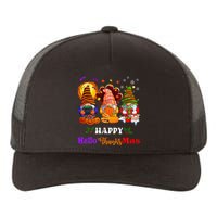 Three Gnomes Halloween Merry Christmas Happy Hallothanksmas Yupoong Adult 5-Panel Trucker Hat