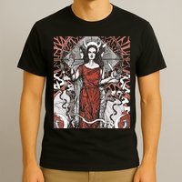 The Goddess Hecate Tarot Card Triple Wiccan Pagan Moon Witch T-Shirt