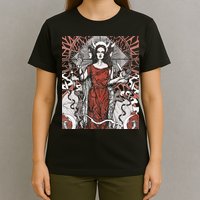 The Goddess Hecate Tarot Card Triple Wiccan Pagan Moon Witch T-Shirt