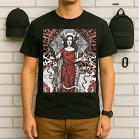The Goddess Hecate Tarot Card Triple Wiccan Pagan Moon Witch T-Shirt