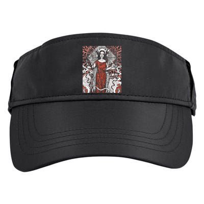 The Goddess Hecate Tarot Card Triple Wiccan Pagan Moon Witch Adult Drive Performance Visor
