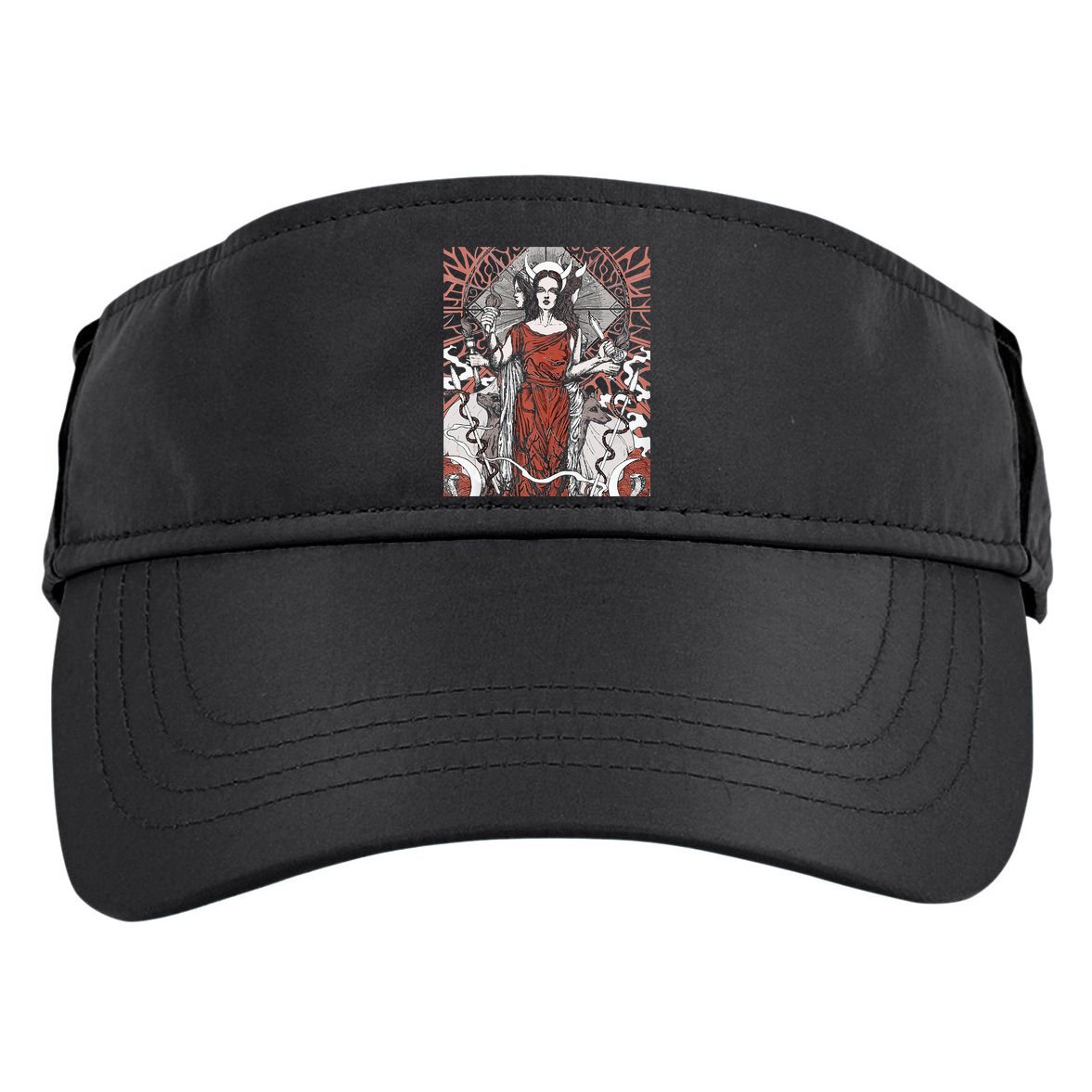 The Goddess Hecate Tarot Card Triple Wiccan Pagan Moon Witch Adult Drive Performance Visor