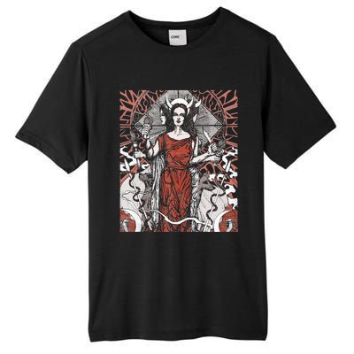 The Goddess Hecate Tarot Card Triple Wiccan Pagan Moon Witch Tall Fusion ChromaSoft Performance T-Shirt