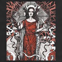 The Goddess Hecate Tarot Card Triple Wiccan Pagan Moon Witch 15oz Campfire Ceramic Mug