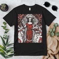 The Goddess Hecate Tarot Card Triple Wiccan Pagan Moon Witch Premium T-Shirt