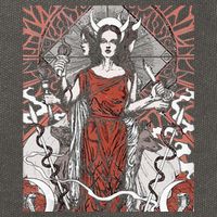 The Goddess Hecate Tarot Card Triple Wiccan Pagan Moon Witch Cotton Canvas Backpack