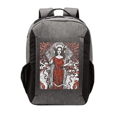 The Goddess Hecate Tarot Card Triple Wiccan Pagan Moon Witch Vector Backpack