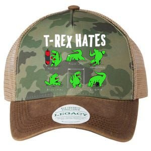 TRex Gym Hating Dinosaur Legacy Tie Dye Trucker Hat