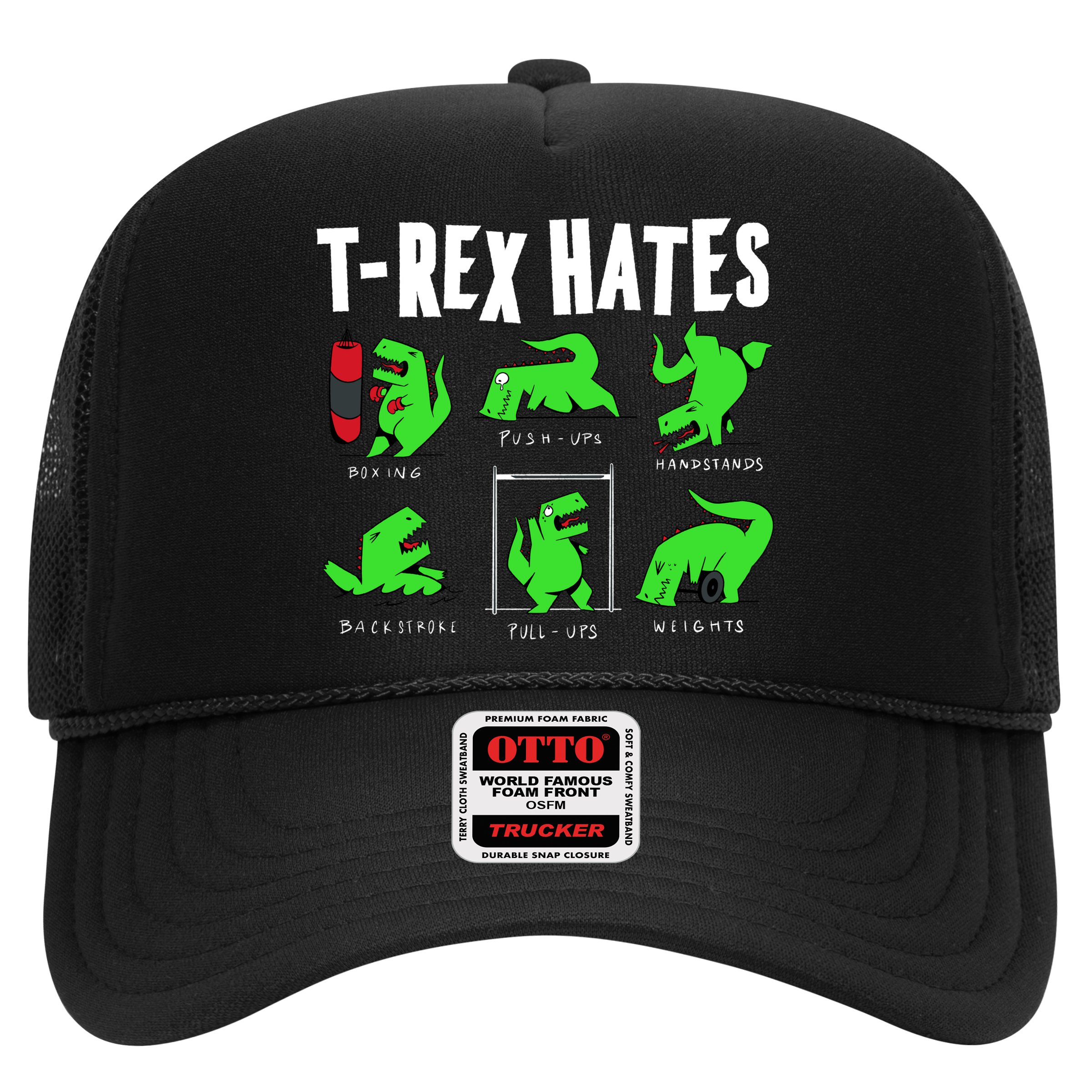 TRex Gym Hating Dinosaur Hat
