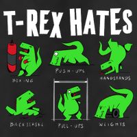 TRex Gym Hating Dinosaur Hat