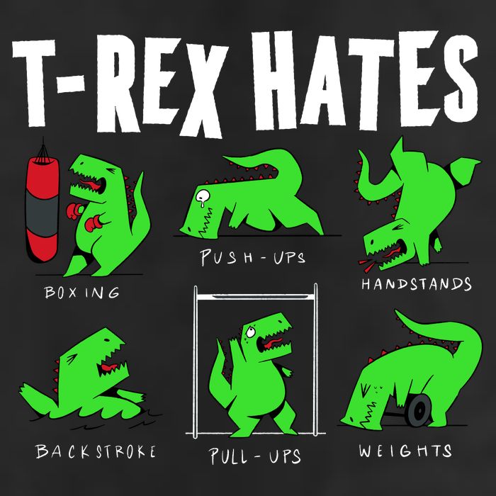 TRex Gym Hating Dinosaur Hat
