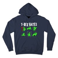 TRex Gym Hating Dinosaur Hoodie