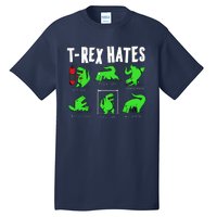 TRex Gym Hating Dinosaur Tall T-Shirt