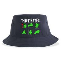 TRex Gym Hating Dinosaur Sustainable Bucket Hat