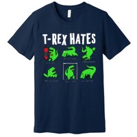 TRex Gym Hating Dinosaur Premium T-Shirt