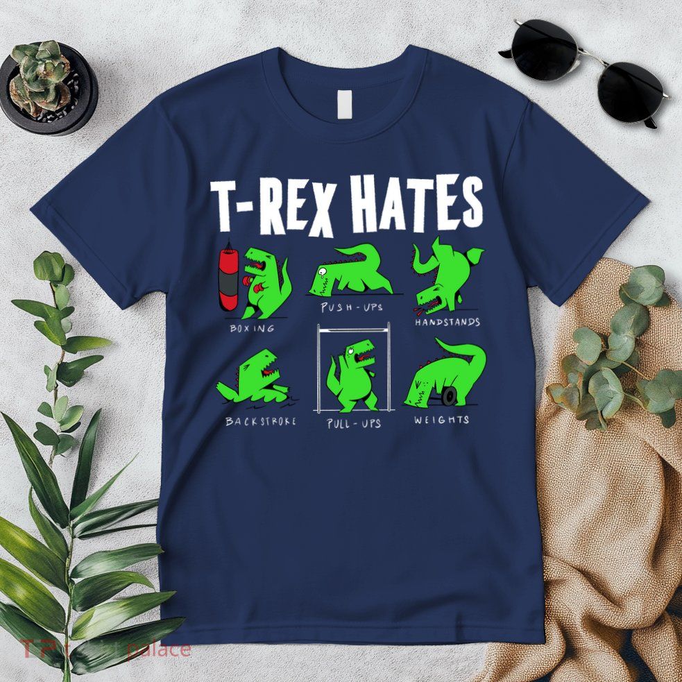 TRex Gym Hating Dinosaur Premium T-Shirt