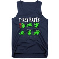 TRex Gym Hating Dinosaur Tank Top