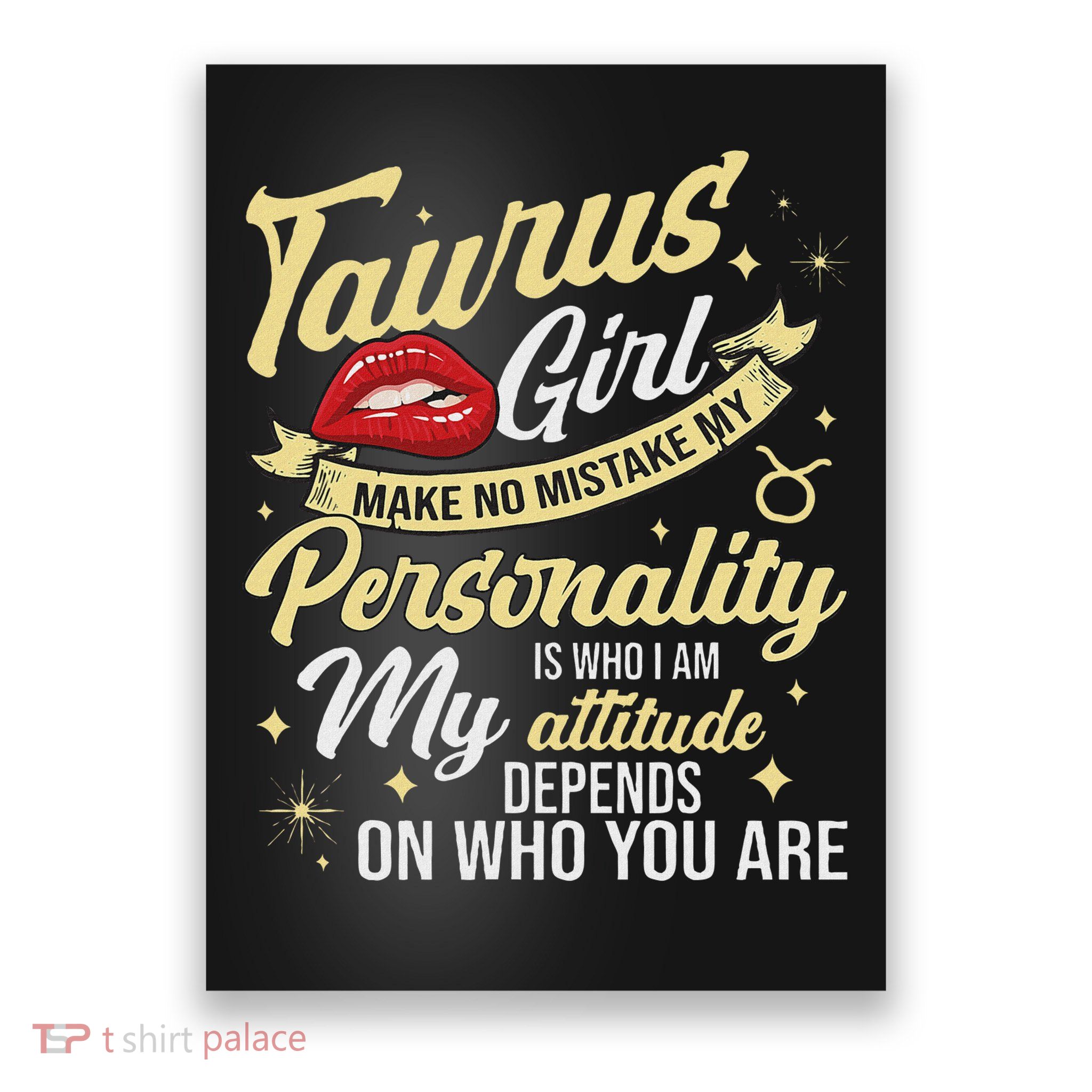 Taurus Girl Horoscope April & May Birthday Zodiac Sign Poster