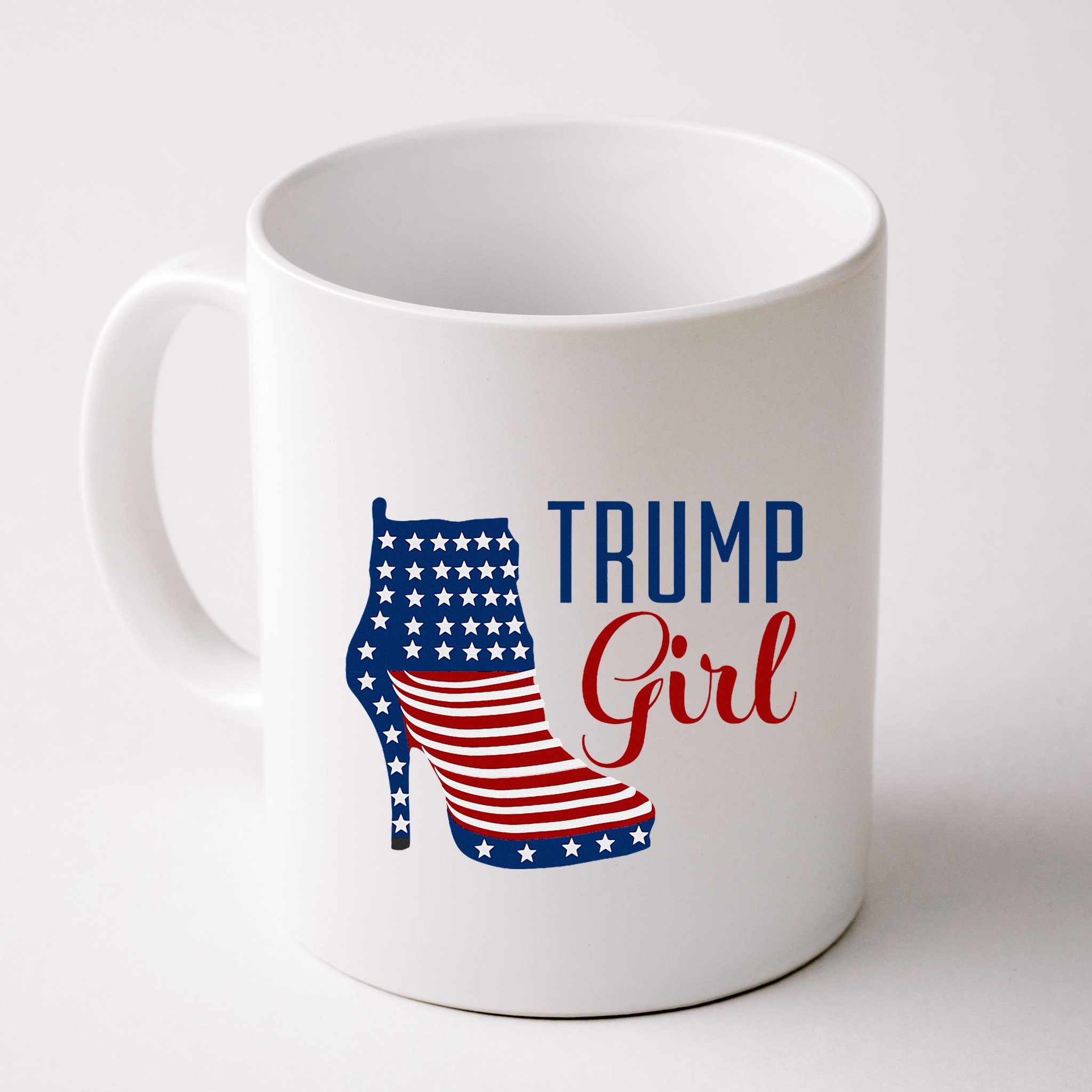 Trump Girl High Heel With Flag Mug
