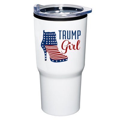 Trump Girl High Heel With Flag Tumbler