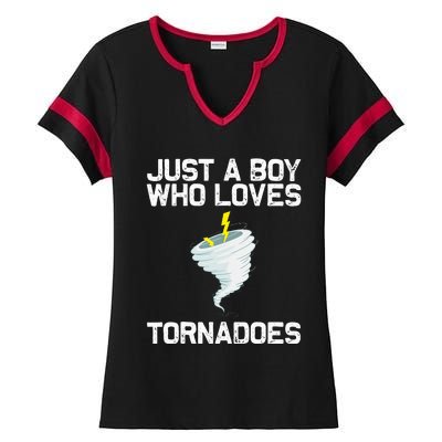 Tornado Gift Hurricane Weather Chaser Ladies Halftime Notch Neck Tee