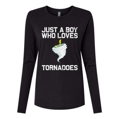 Tornado Gift Hurricane Weather Chaser Womens Cotton Relaxed Long Sleeve T-Shirt