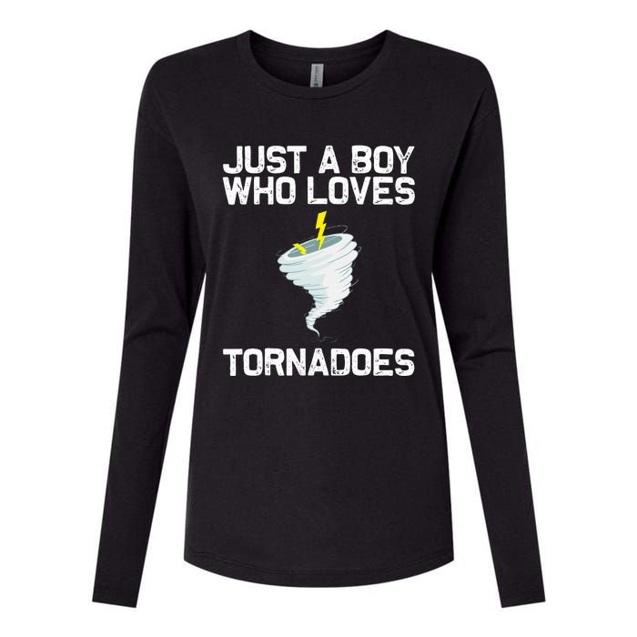 Tornado Gift Hurricane Weather Chaser Womens Cotton Relaxed Long Sleeve T-Shirt