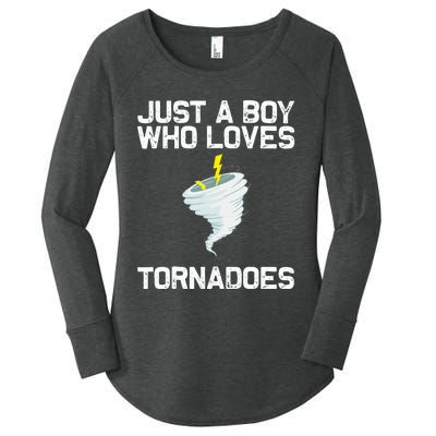 Tornado Gift Hurricane Weather Chaser Women's Perfect Tri Tunic Long Sleeve Shirt