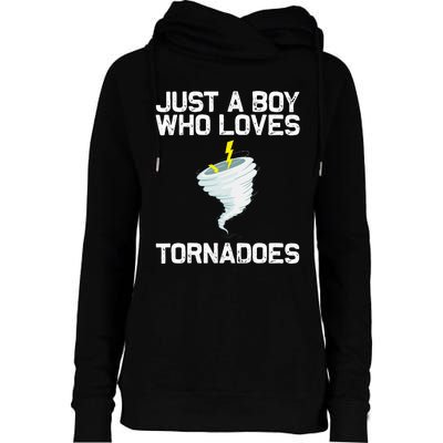 Tornado Gift Hurricane Weather Chaser Womens Funnel Neck Pullover Hood