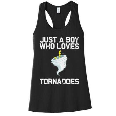 Tornado Gift Hurricane Weather Chaser Women's Racerback Tank